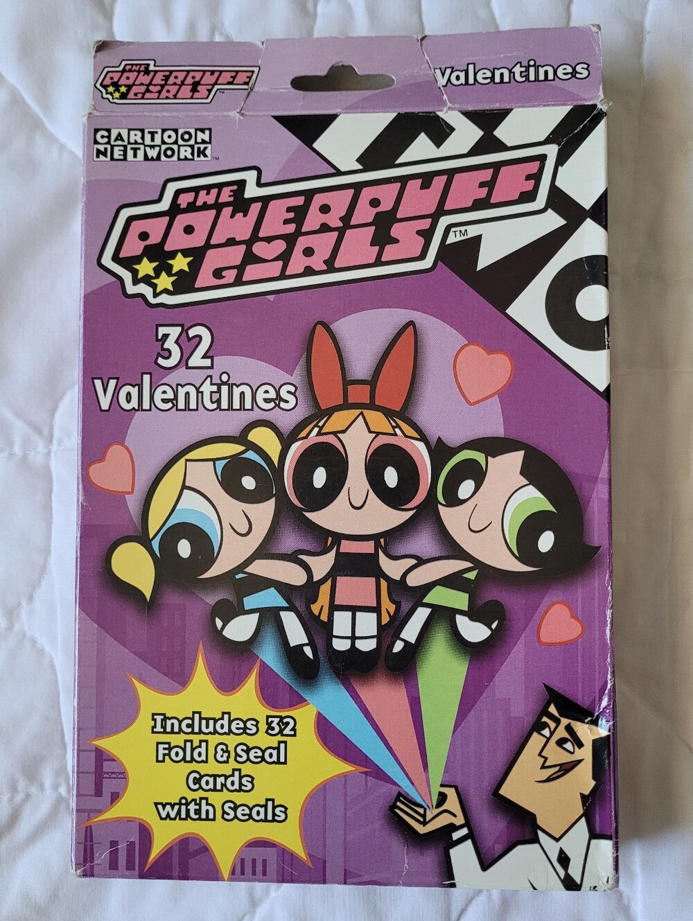 2/$50 🥞 48x Vintage Y2K Powerpuff Girls Happy Valentine's Day Cut Out Cards